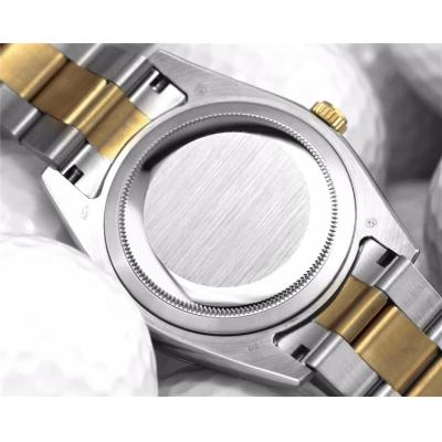 Replica Sky-Dweller A21J Automatic Movement Mens Watch White  Dial Oyster Bracelet Two Tone Yellow Gold B G03