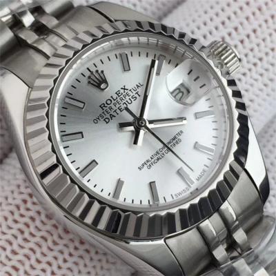 Replica Datejust Japan Seiko NH05 Automatic Womens Watch White Dial Jubilee Bracelet SS B225