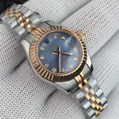 Replica Datejust Japan Seiko NH05 Automatic Womens Watch White Dial Jubilee Bracelet SS B225