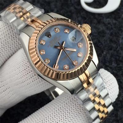 Replica Datejust Japan Seiko NH05 Automatic Womens Watch White Dial Jubilee Bracelet SS B225