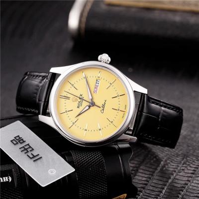 Replica Cellini Japan Miyota 8215 Automatic Movement  Mens Watch White Dial Leather Strap B228