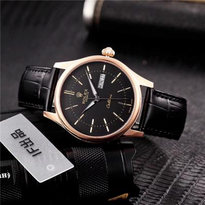 Replica Cellini Japan Miyota 8215 Automatic Movement  Mens Watch White Dial Leather Strap B228