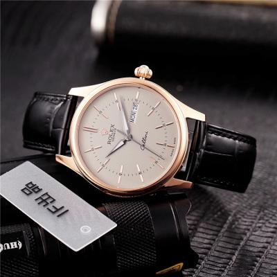 Replica Cellini Japan Miyota 8215 Automatic Movement  Mens Watch White Dial Leather Strap B228