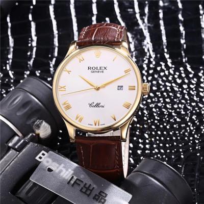 Replica Cellini Japan Miyota 8215 Automatic Movement  Mens Watch Black Dial Leather Strap B230