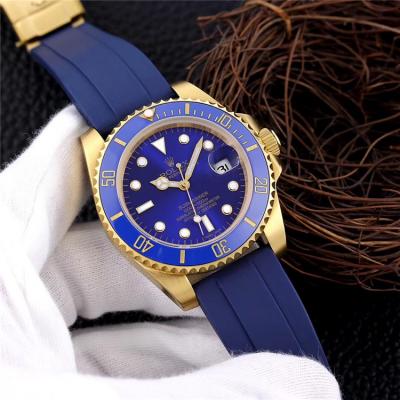 Replica Submariner A21J Automatic Movement Mens Watch Green Dial  Rubber Strap A B234