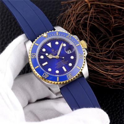 Replica Submariner A21J Automatic Movement Mens Watch Green Dial  Rubber Strap A B234