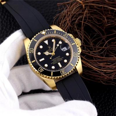 Replica Submariner A21J Automatic Movement Mens Watch Green Dial  Rubber Strap A B234