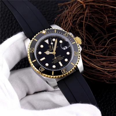 Replica Submariner A21J Automatic Movement Mens Watch Green Dial  Rubber Strap A B234