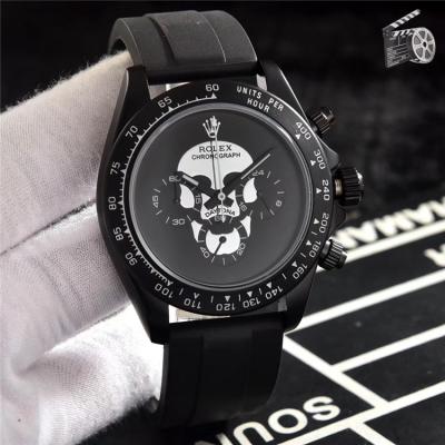 Replica Cosmograph Daytona Japan Quartz Chronograph Mens Watch Black Dial Rubber Strap A B235