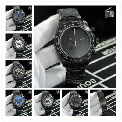 Replica Cosmograph Daytona Japan Quartz Chronograph Mens Watch Black Dial Black Steel B B248