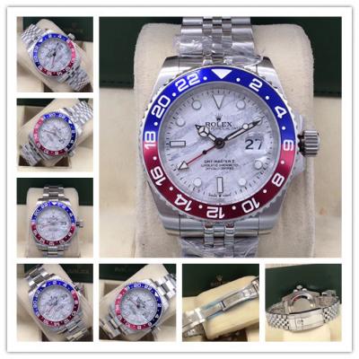 Replica GMT-Master II A2813 Automatic Movement Mens Watch Meteorite Dial  Jubilee Bracelet SS B252