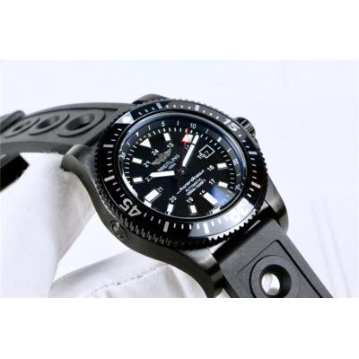 Replica Avenger A21j Automatic Movement Mens Watch Black Dial Rubber Strap C01