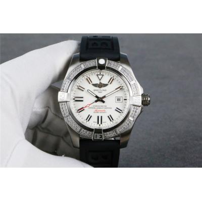 Replica Avenger  A21j Automatic Movement Mens Watch White Dial Rubber Strap C15