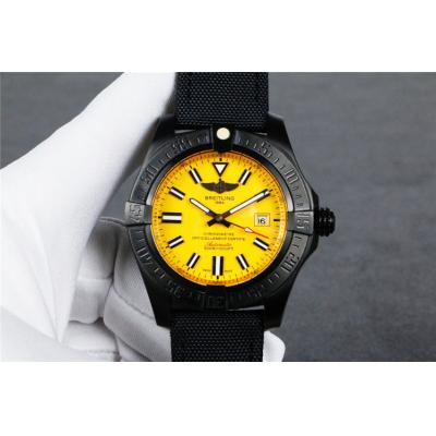 Replica Avenger  A21j Automatic Movement Mens Watch Yellow Gold Rubber Strap C20