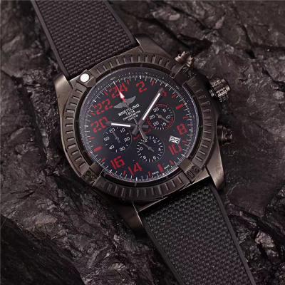 Replica Avenger   Japan Quartz Chronograph Mens Watch Black Dial Rubber Strap C25