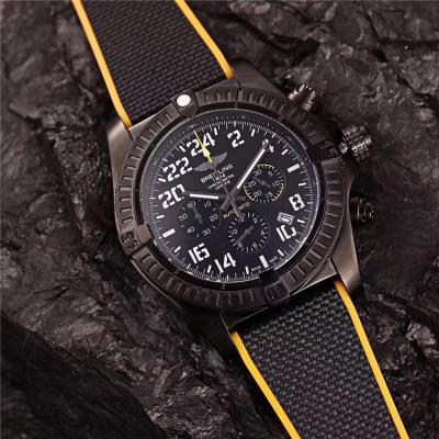 Replica Avenger   Japan Quartz Chronograph Mens Watch Black Dial Rubber Strap C25