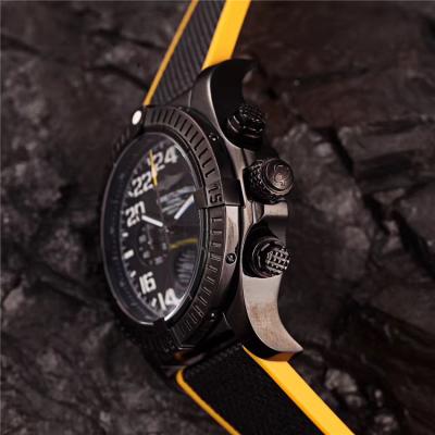 Replica Avenger   Japan Quartz Chronograph Mens Watch Black Dial Rubber Strap C25