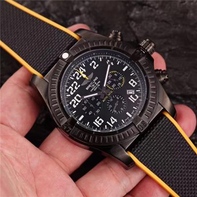 Replica Avenger   Japan Quartz Chronograph Mens Watch Black Dial Rubber Strap C25