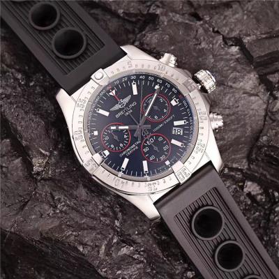 Replica Avenger Japan Quartz Chronograph Mens Watch White Dial Rubber Strap C26