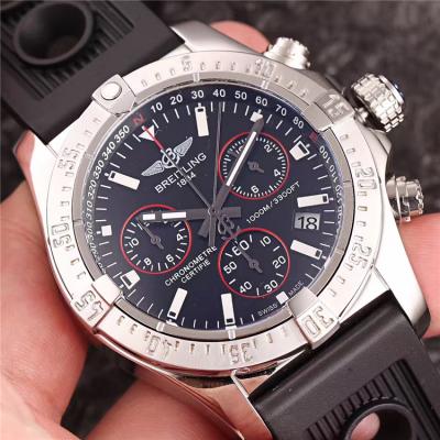 Replica Avenger Japan Quartz Chronograph Mens Watch White Dial Rubber Strap C26