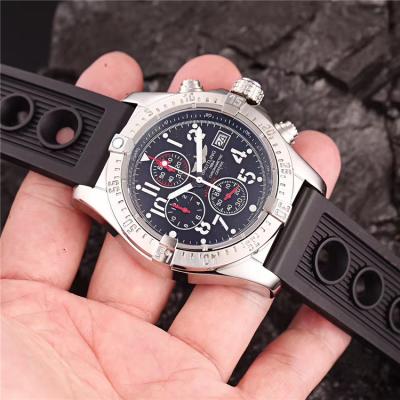 Replica Avenger Japan Quartz Chronograph Mens Watch Blue Dial Rubber Strap C27