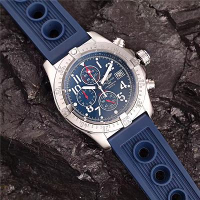 Replica Avenger Japan Quartz Chronograph Mens Watch Blue Dial Rubber Strap C27