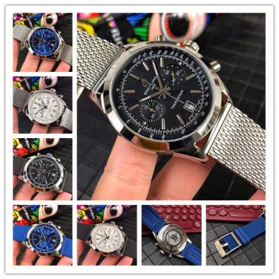 Replica Premier Japan Quartz Chronograph Mens Watch Black Dial Stainless Steel C33