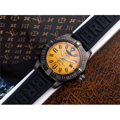 Replica Avenger  Japan Miyota 8215 Automatic Mens Watch Yellow Gold Rubber Strap C47