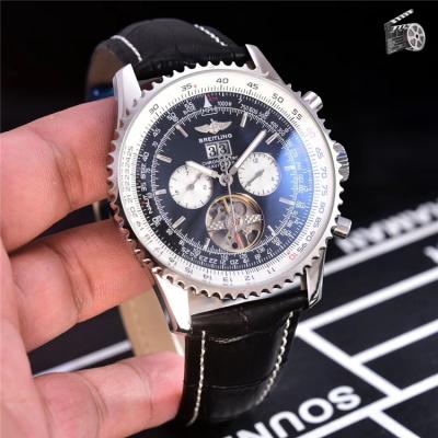 Replica Navitimer A21j Automatic Movement Mens Watch White Dial Leather Strap C49