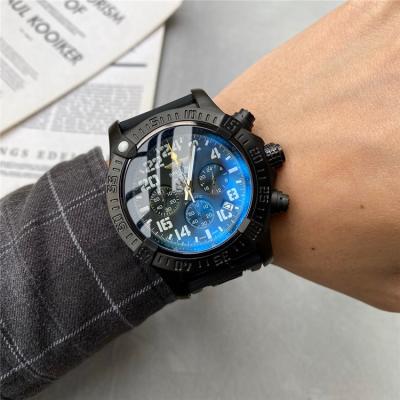 Replica Avenger  Japan Quartz Chronograph Mens Watch Black Dial Nylon Strap C56