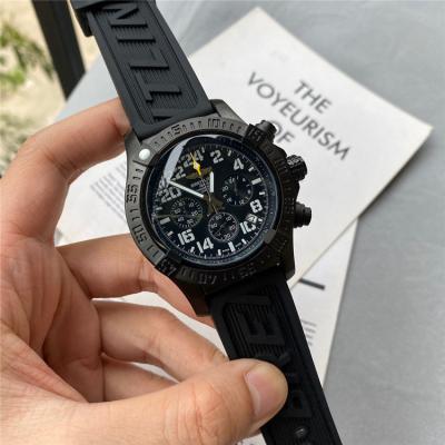 Replica Avenger  Japan Quartz Chronograph Mens Watch Black Dial Nylon Strap C56