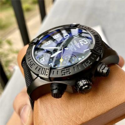 Replica Avenger Japan Quartz Chronograph Mens Watch Black Dial Nylon Strap C83