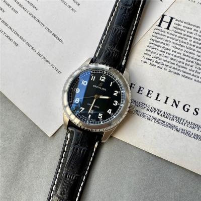 Replica Navitimer A21j Automatic Movement Mens Watch Black Dial Rubber Strap C89