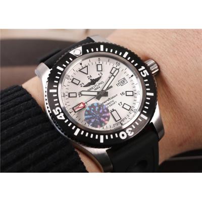 Replica Superocea Japan Miyota 8215 Automatic Mens Watch Black Dial Rubber Strap E02