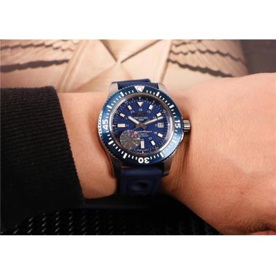 Replica Superocea Japan Miyota 8215 Automatic Mens Watch Black Dial Rubber Strap E02