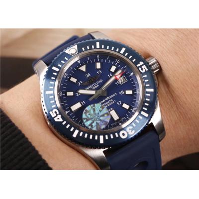 Replica Superocea Japan Miyota 8215 Automatic Mens Watch Black Dial Rubber Strap E02