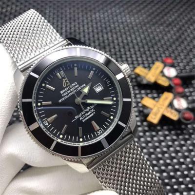 Replica Superocean Héritage A21j Automatic Mens Watch White Dial Rubber Strap E06