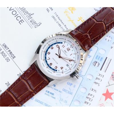 Replica Ingenieur Family Japan Miyota 8215 Automatic Mens Watch White Dial  Leather Strap E44