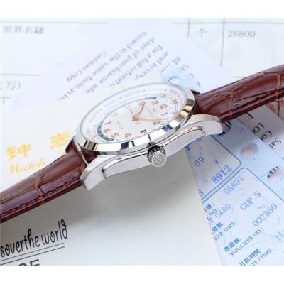 Replica Ingenieur Family Japan Miyota 8215 Automatic Mens Watch White Dial  Leather Strap E44