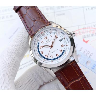 Replica Ingenieur Family Japan Miyota 8215 Automatic Mens Watch White Dial  Leather Strap E44