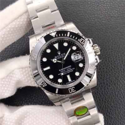 NOOB V12 116610 Submariner SA3135 Automatic Mens Watch Ceramics Bezel Black Dial 904L SS Bracelet (Correct Shock Absorbe