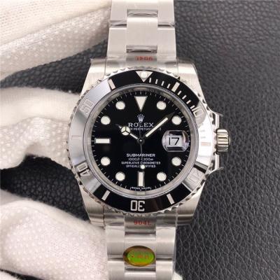 NOOB V12 116610 Submariner SA3135 Automatic Mens Watch Ceramics Bezel Black Dial 904L SS Bracelet (Correct Shock Absorbe