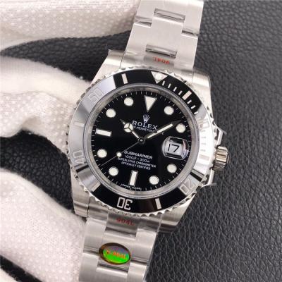 NOOB V12 116610 Submariner SA3135 Automatic Mens Watch Ceramics Bezel Black Dial 904L SS Bracelet (Correct Shock Absorbe