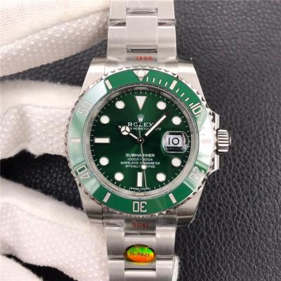 NOOB V12 Submariner 116610 SA3135 Automatic Mens Watch Ceramics Bezel Green Dial 904L SS Bracelet Correct Shock Absorbe