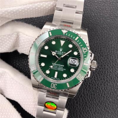 NOOB V12 Submariner 116610 SA3135 Automatic Mens Watch Ceramics Bezel Green Dial 904L SS Bracelet Correct Shock Absorbe