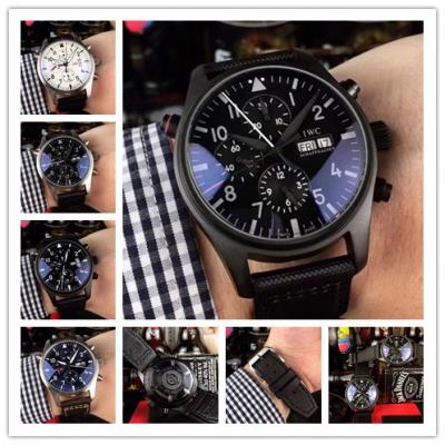 Replica Pilot A21j Automatic Movement Mens Watch Black Dial Nylon Strap E50