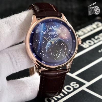 Replica Portugieser Japan Miyota 8215 Automatic Mens Watch Starry Sky Dial Leather Strap E53