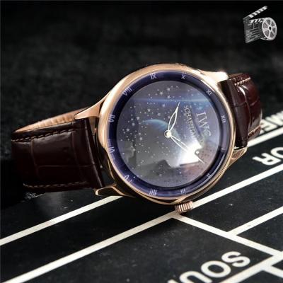 Replica Portugieser Japan Miyota 8215 Automatic Mens Watch Starry Sky Dial Leather Strap E53