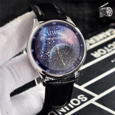 Replica Portugieser Japan Miyota 8215 Automatic Mens Watch Starry Sky Dial Leather Strap E53