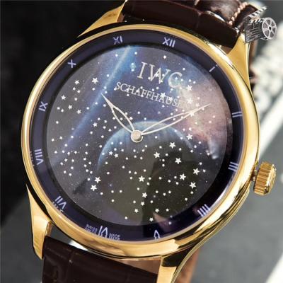 Replica Portugieser Japan Miyota 8215 Automatic Mens Watch Starry Sky Dial Leather Strap E53